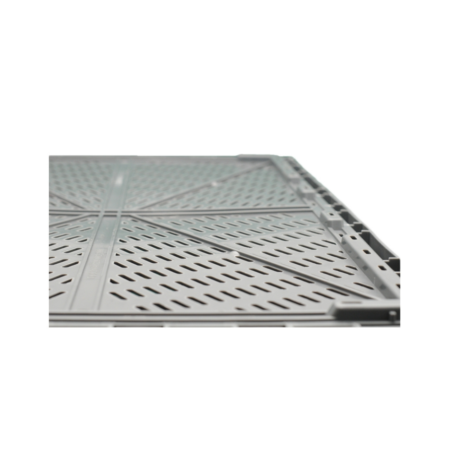 Пластикові сірі ящики F6416-3040 G ціна
