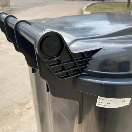 Сміттєвий бак Europlast пластиковий чорний об’єм 240 л купити